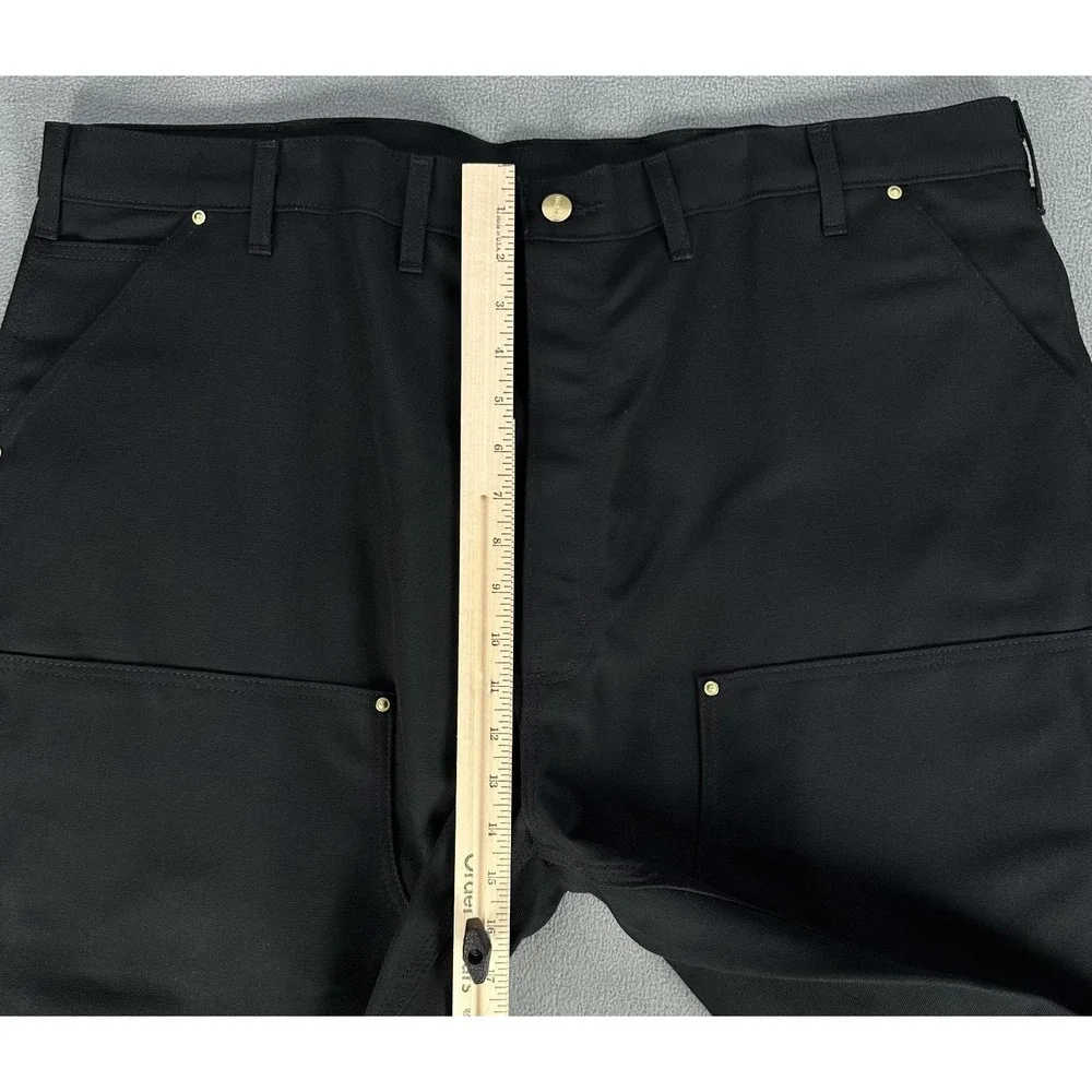 Carhartt Pants 44x32 Black Duck Double‎ Knee Loose Fit Carpenter Workwear New